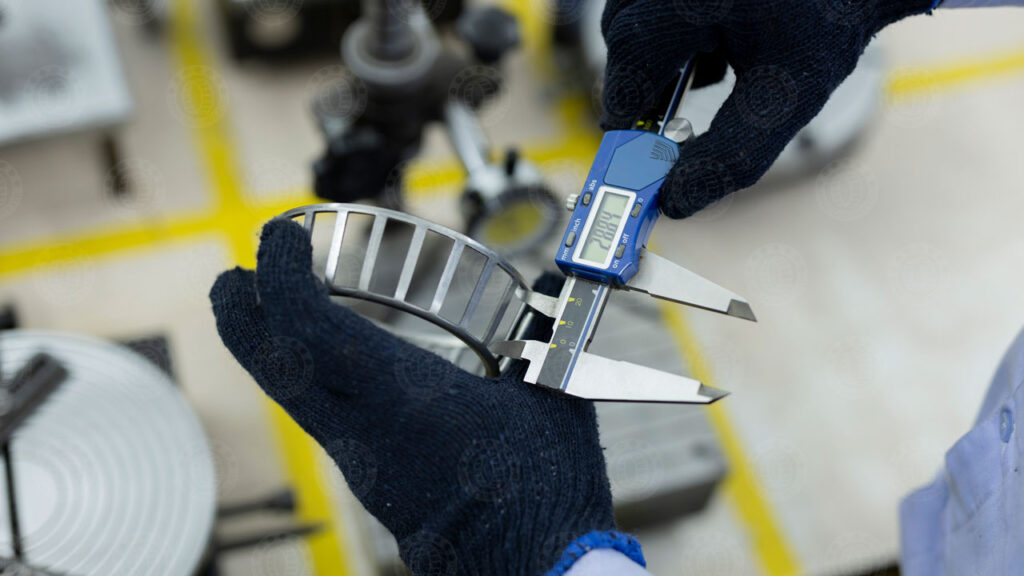 Inspecting tapered roller bearing cage quality at Prime Cage