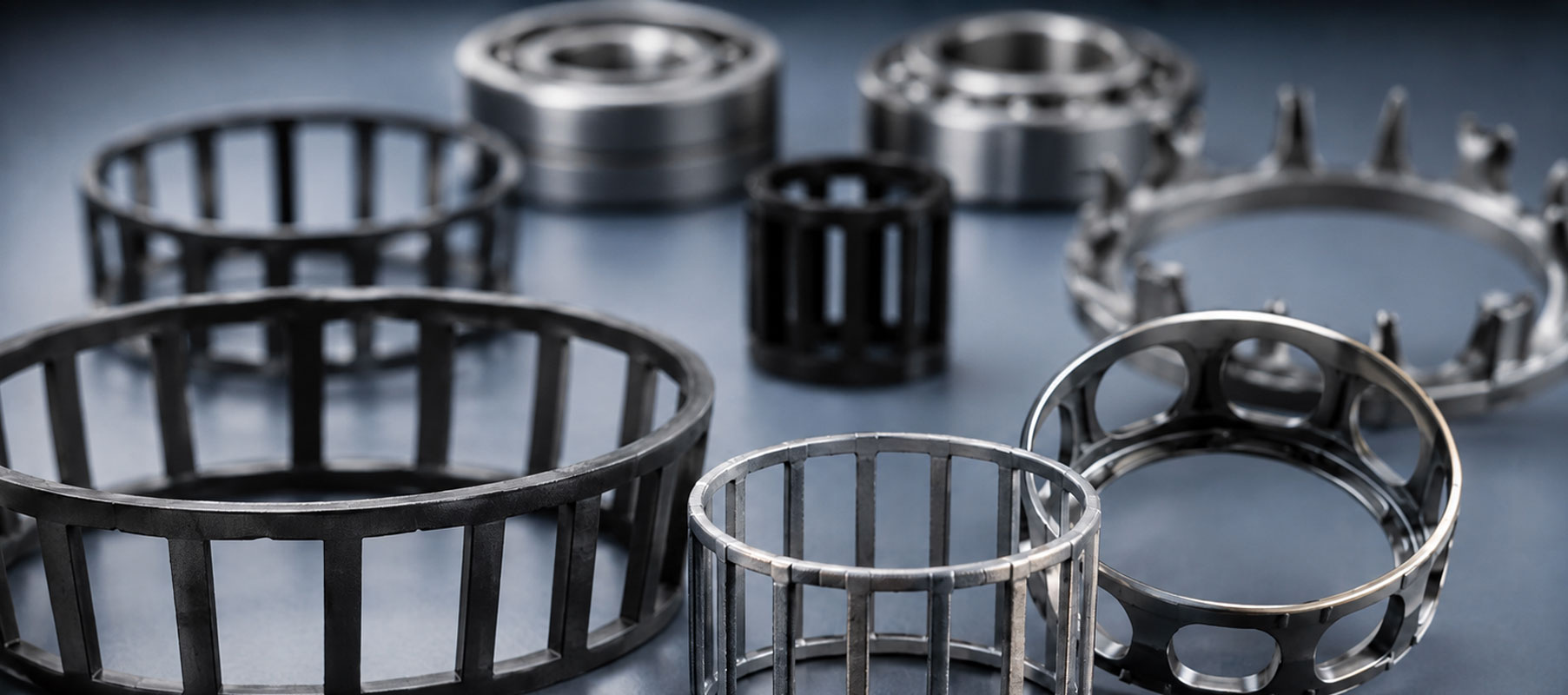 Different types of bearing cages